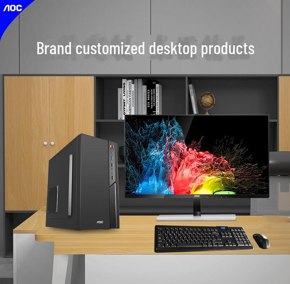 AOC CB109B Desktop Computer Chassis for mATX/ITX Motherboard with Front USB 3.0