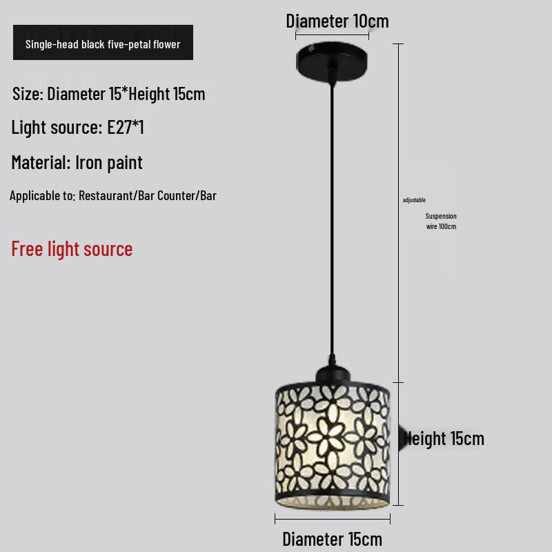 Creative LED Pendant Light - Single or Triple Head for Dining or Bar Areas