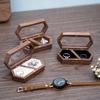 Engagement Ceremony Gift Jewelry Box Wooden Storage Box Presentation Box Ring Bearer Box Ring Box