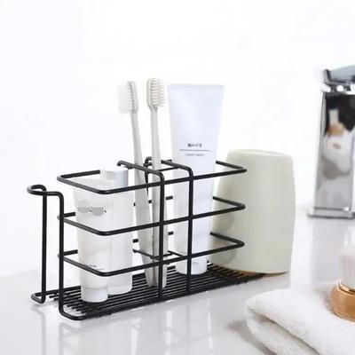 1PC Bathroom Metal Toothbrush Stand Rack Holder Organizer Wall Mounted Toothbrush Holder for Bathroom Storage.