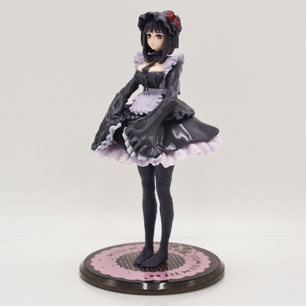 2 Kinds My Dress-Up Darling Anime Figure Black Maid Outfit Kitagawa Marin Action Figure Shizuku Kuroe Figurine Collection Models