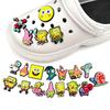 SpongeBob Shoe Charms: Soft PVC Rubber Decorations for Crocs & DIY Garden Shoes