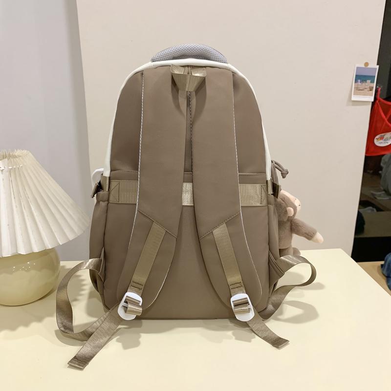 Школьный женский дорожный рюкзак контрастного цвета — фото 10