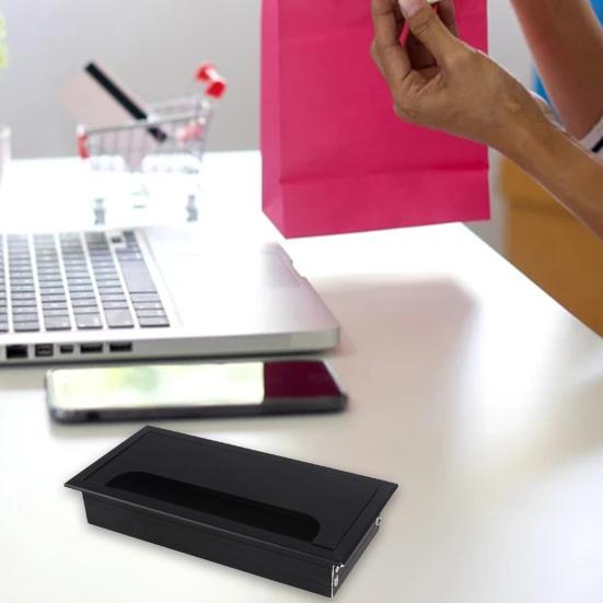 Convenient Grommet Hole Cover Flip Cover Design Anti-oxidation Widely Used Useful Wire Cable Holder Office