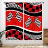 Dinosaur Curtains for Kids Room,Cartoon Animal Dino Outer Space Planet Astronaut Theme Baby Boys Nursery Window Treatments