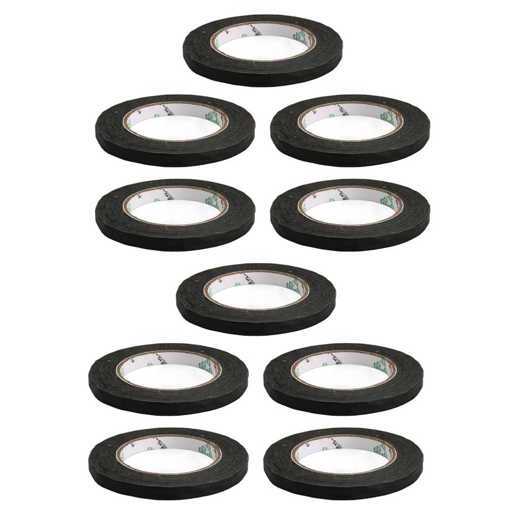 10 Rolls Nail Art Adhesive Tape Prevent Tanning Manicure Design Tape 1cm Width 20m Length