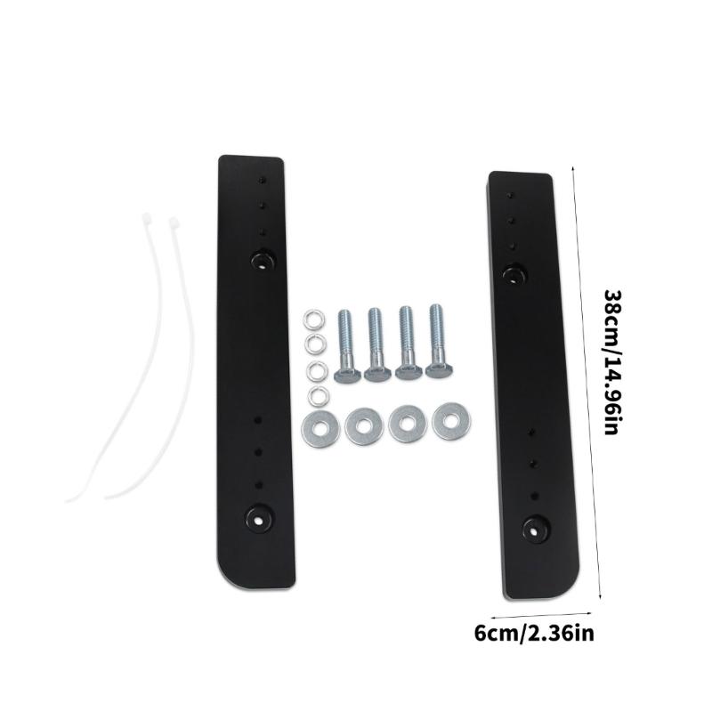 High Strength Aluminum Extension Plate Relocator Moves Trunk Back Suitable For Motorbike Improved Riders Passenger Space