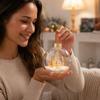 2D Flat Pattern Christmas Ball Ornament Shatterproof Hanging Light Up Ornament Pendant  Window