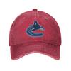 Cappellini da Baseball Unisex Anguilla Hockey Merchandising Vancouver Canucks Cappellini da Baseball in Denim per Esterno Cappellino Hip Hop Casquette
