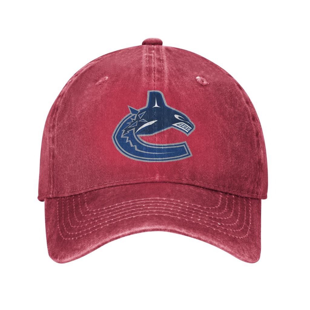 Cappellini da Baseball Unisex Anguilla Hockey Merchandising Vancouver Canucks Cappellini da Baseball in Denim per Esterno Cappellino Hip Hop Casquette