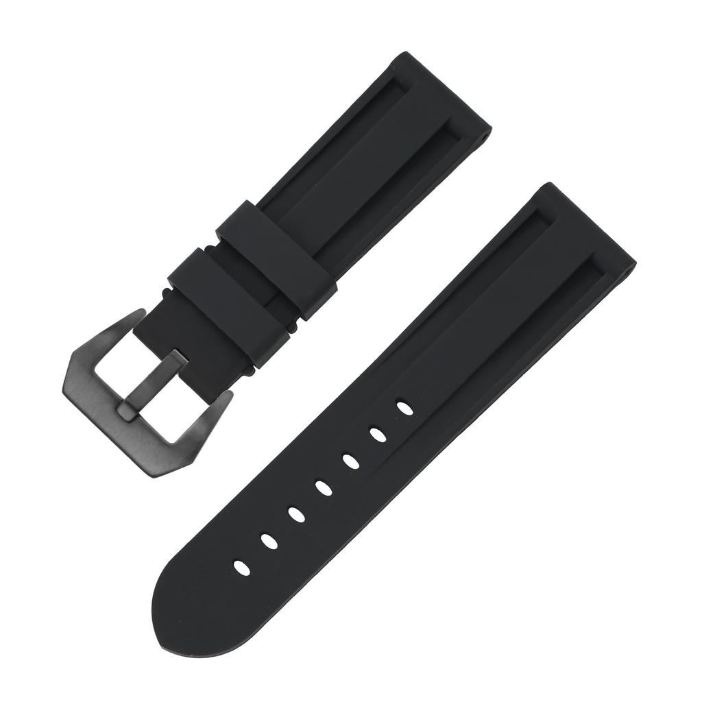Watch bandPaneraiWatch strap for men and womenPAM11Silicone Rubber Belt Waterproof Watch Strap20mm 24mm26mm