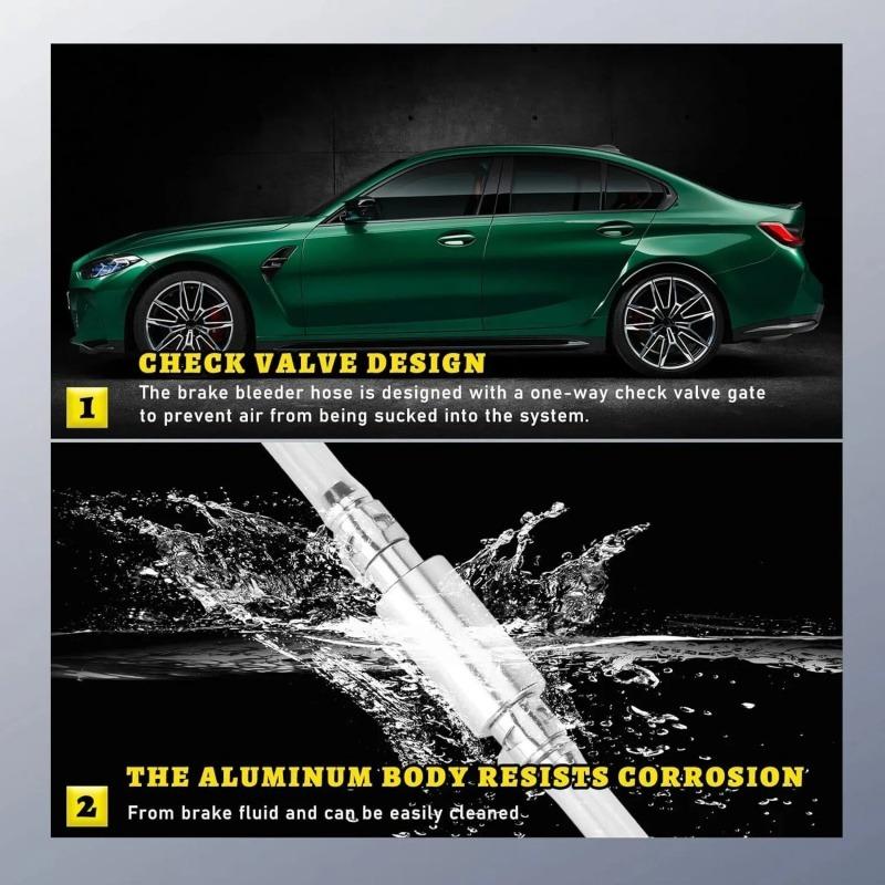 Motorcycle Fuel Pipe Motorcycle Tool Hydraulic Brake Bleeder Tool One Way Valve Oil Pumping Pipe