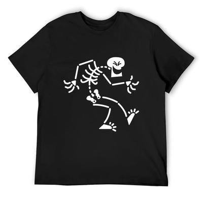 T-shirt Squelette Coquin Hauts grande taille T-shirt graphique surdimensionné Blouse t-shirts pour hommes coton