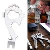 Outdoor Mini Tool 20-in-1 Multifunctional EDC Tool Keychain Bottle Opener Screwdriver Multipurpose
