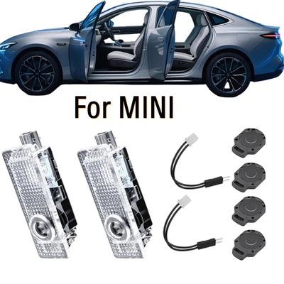 New 2PCS For MINI Cooper Car Door Light Led Projector Welcome Lamp Decorative Light for R55 R56 R60 F55 F56