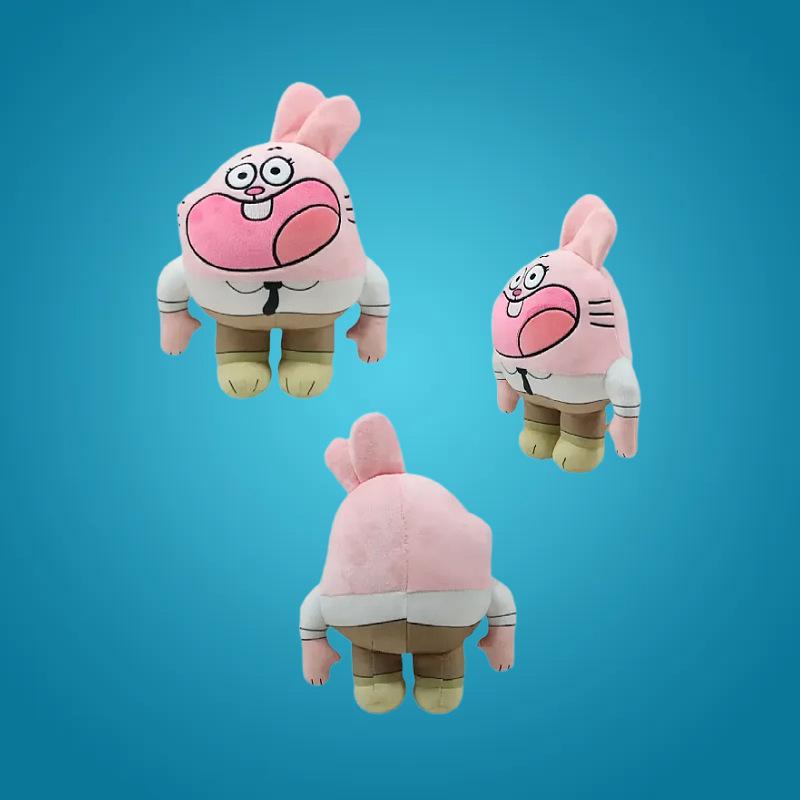 Bambola Peluche Darwin di Lo Straordinario Mondo di Gumball Cartone Animato Banana Joe Anais Richard Nicole Peluche Kawaii Morbido Cuscino Decorativo Giocattolo Regalo per Bambine