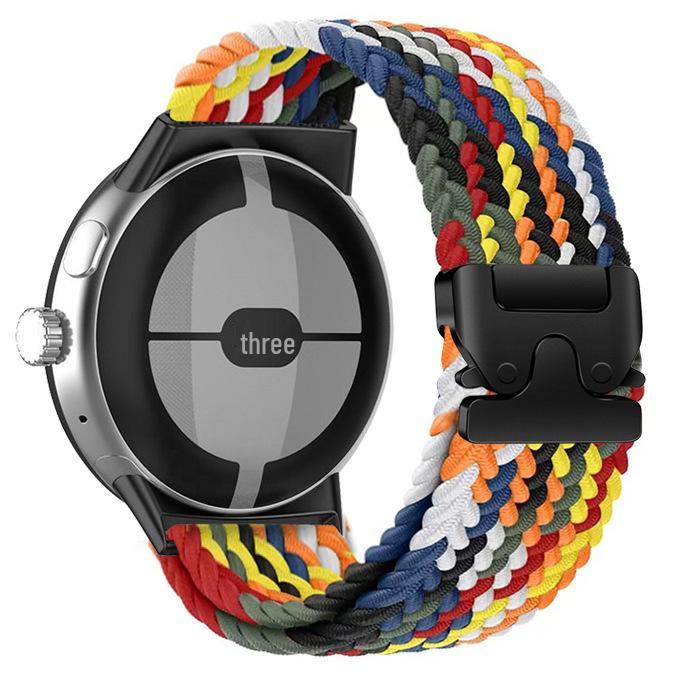 Braided Nylon Paracord Watch Band for Google 41MM/45MM