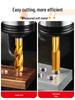 Stainless Steel Fine Tooth Tapping Drill Bit Set: M5, M6, M8x1, M10, M12x1.25, M16, M20