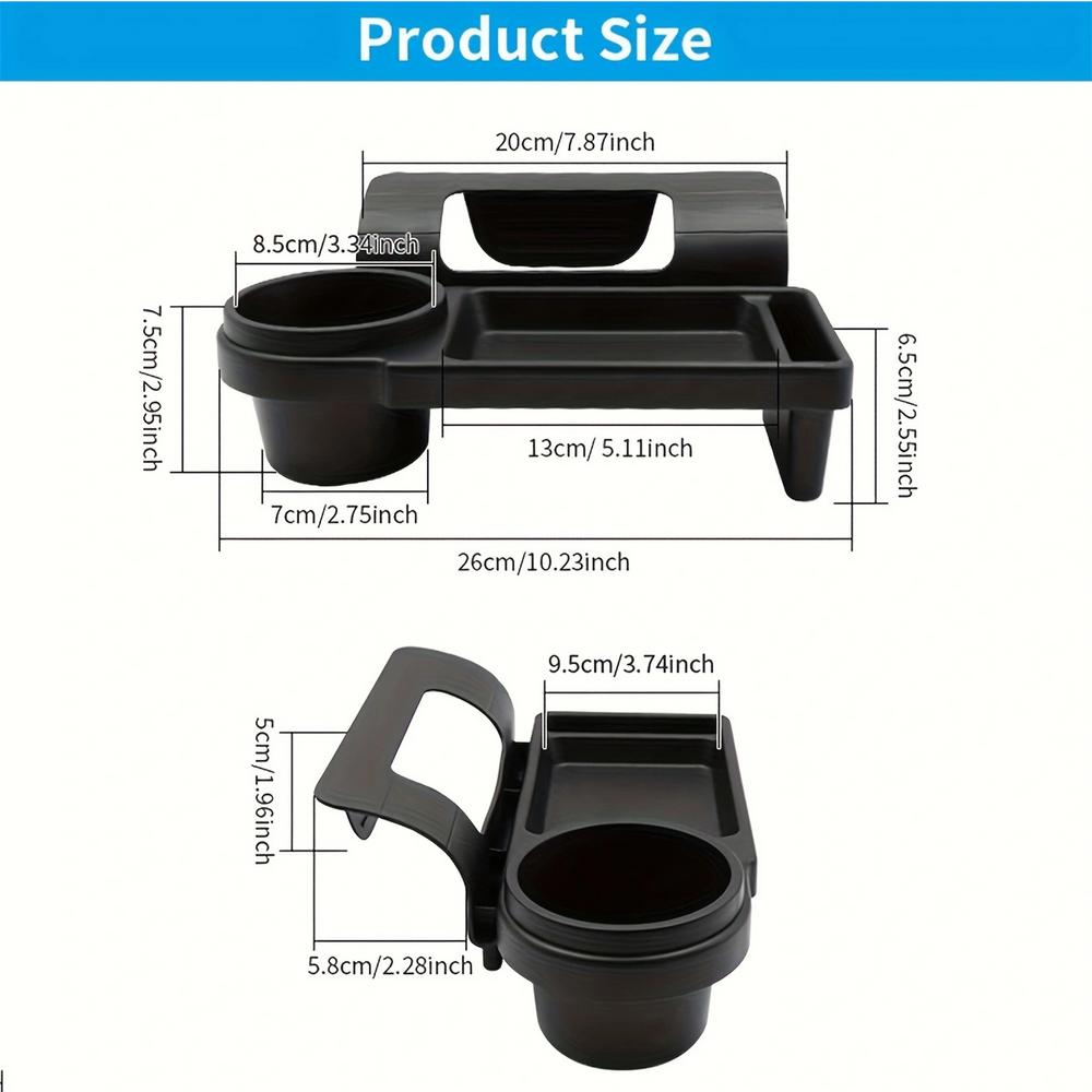 

Car Cup Stand Phone Holder Mount Tray Side Door Window Storage Barrel Pocket Hanging Storage Rack Auto Interior Accessories