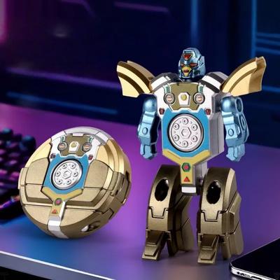 Neuer 360° drehbarer Ball-Transformationsroboter Fingerspitzen-Kreisel Dekompressionsspielzeug, Anti-Kompressions-Sensorikspielzeug für Erwachsene, Kindergeschenke