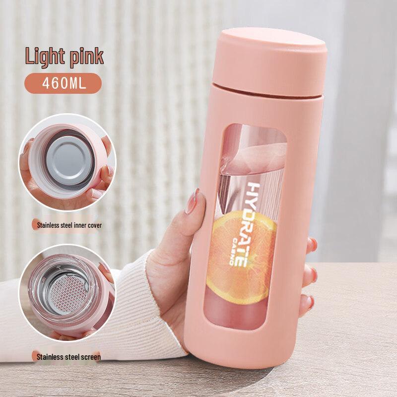 ZISIZ Double-Layer Insulated Glass Cup