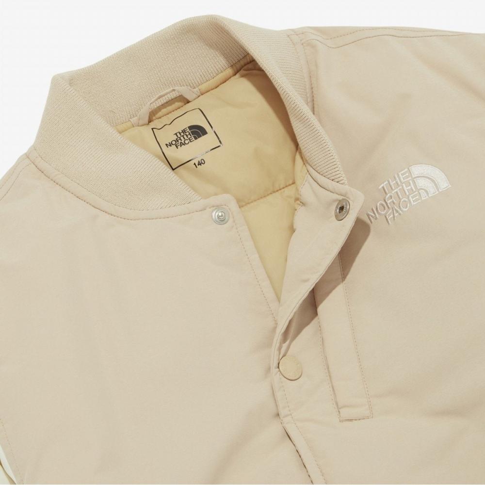 The North Face Kids Player Varsity Jacket Light Beige Nj3nq55t