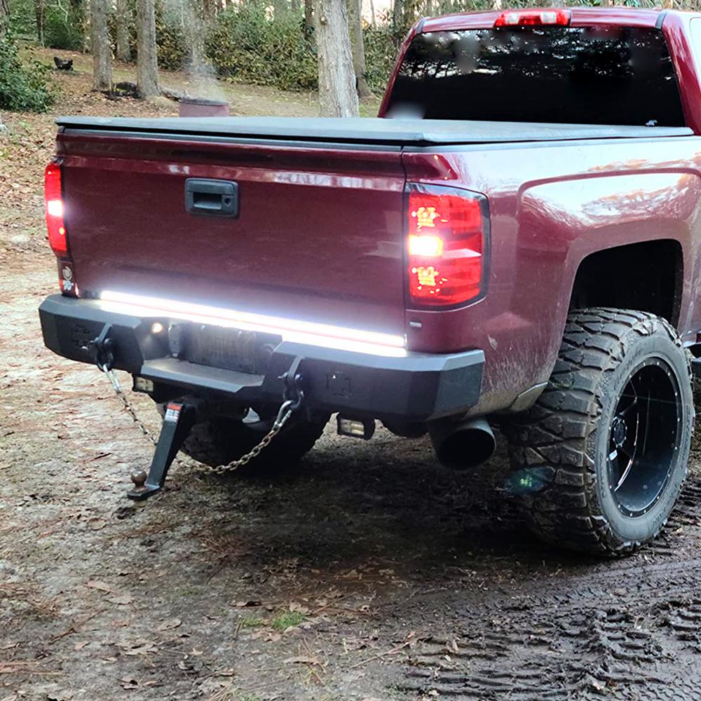 LED Tailgate Light Strip Bar Turn Singal Brake Warning Rear Tail Car Driving For Chevy Dodge Ford Truck Pickup Jeep SUV 12/24V