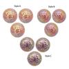 3x Mosaic Sphere Balls Diameter 8 Cm Statue Sculpture Desktop Ornament for Bowls Coffee Table Living Room Fireplace Bedroom