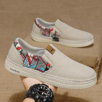 Fashion Flat Canvas Shoes For Men Fisherman Linen Cloth Loafers Summer Men's Sneakers New Style Shoes Sneakers Male Casual Shoes Man