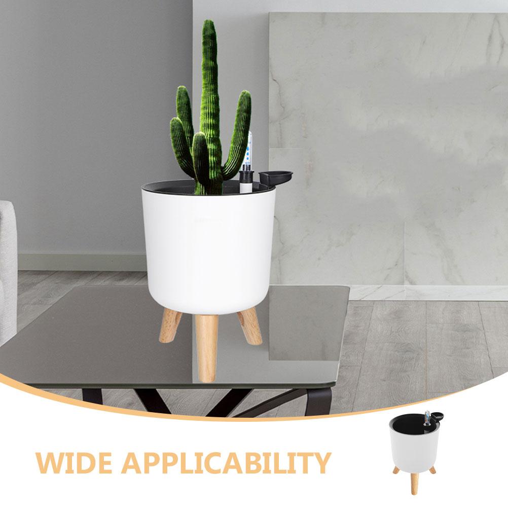  Adjustable Automatic Watering Flower Pot Plants Pots Pp Planter Indoor with Inlet