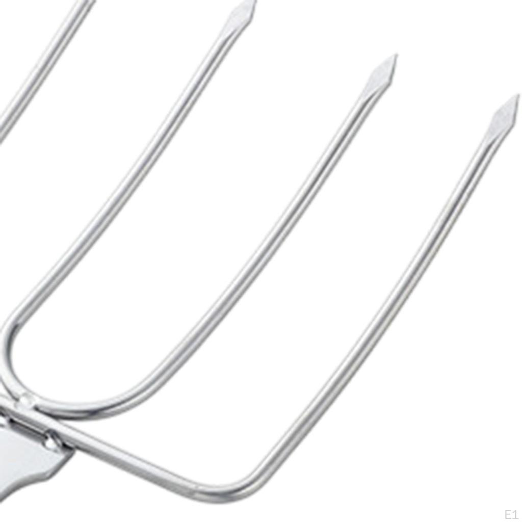 Stainless Steel Turkey Fork, Steak Grill Fork Space Saving Professional,Poultry Lifter