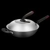 COOKER KING 32cm Hand-Cast Cast Iron Wok