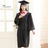 Academic Dress for Ceremonies Unisex Matte Graduation Cap Gown Set with Fake Shirt Collar And Doctoral Attire Neck Tie Professional Formal Bachelor's