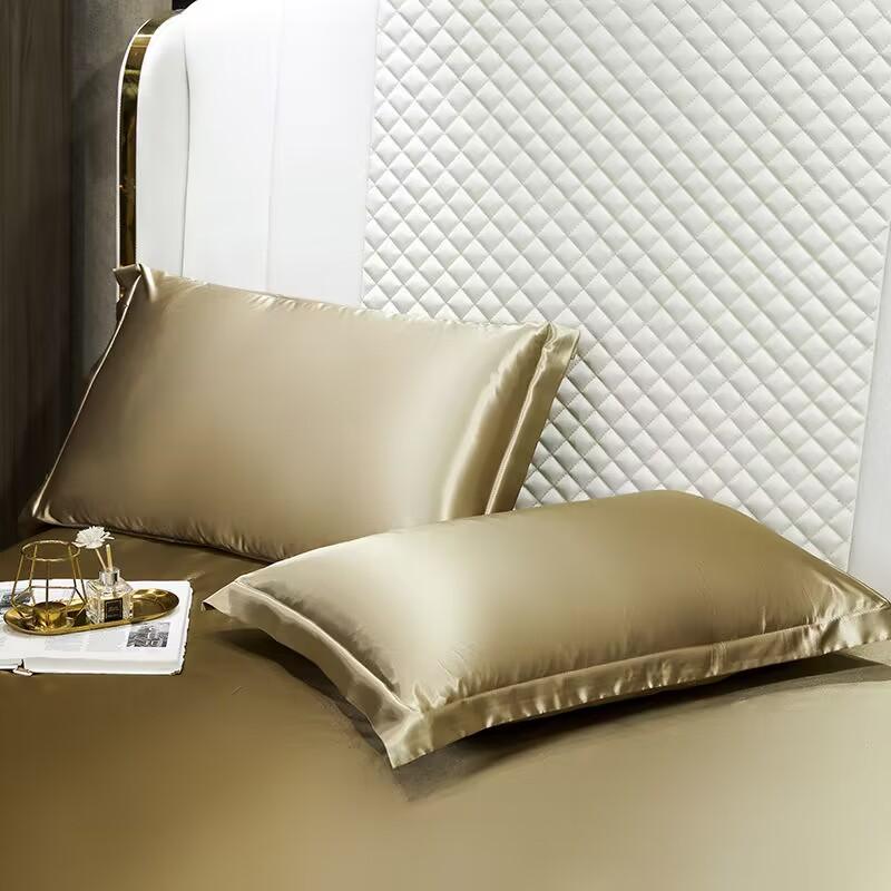 1pcs Man-made Mulberry Silky Pillowcase Pillow Case Cover Satin Home Textile Bedding Hotel Pillowcases