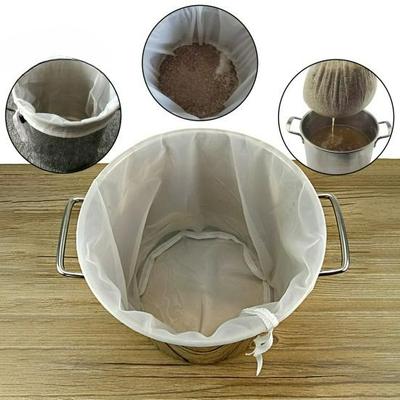 Filtre Torbası İpli Tasarım Isıya Dayanıklı Kumaş Bira Homebrew Filtre Torbası Şarap DIY Araçları Parti Malzemeleri