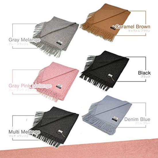 Acne Studios Large Wool Solid Canada Gray 10 Includes Shopper Women's Scarf/Stole, Color, Fall/Winter, Scarf, Melange, Colors, Bag. [Used]