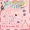 Handmade Sun Catcher Artificial Crystal Craft Set DIY Sun Catcher Wind Chime Crafts Window Suncatcher Decoration for Home Office