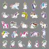 51 Cute Cartoon Unicorn Rainbow Stickers: Waterproof Decor for Laptops, Suitcases, and Cars
