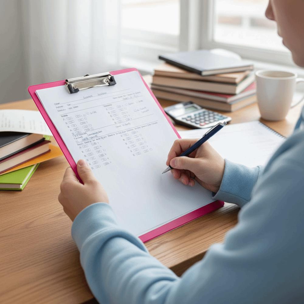 Portable File Folder Waterproof Memo Clip Board Organizer Writing Pad  School Supplies