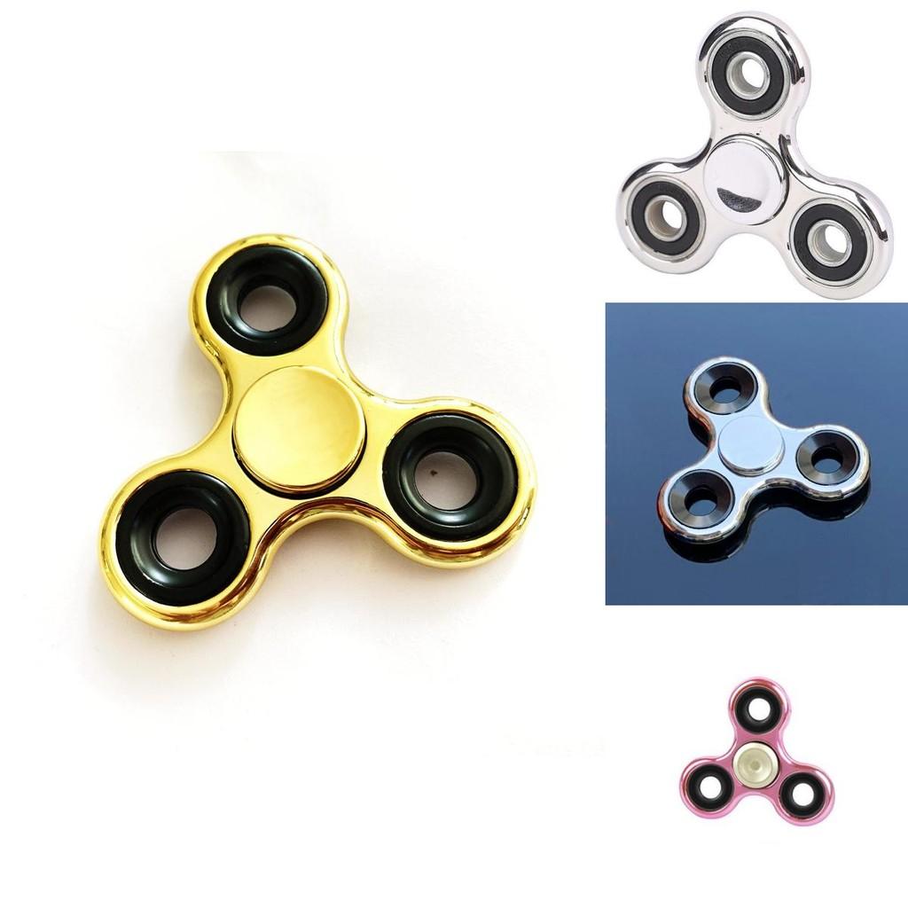 Metal Clover Finger Spinner Toy With Durable Alloy For Stress Relief And Focus Enhancement