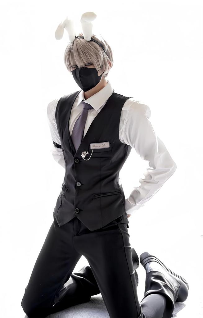 Seiya Cosplay Costume from Koi To Koi Miku Combat Uniform Popular Game Costume Size [NOKIJP] Miku, Protagonist, Cosplay, Set, (Butler's Rules, 3XL)