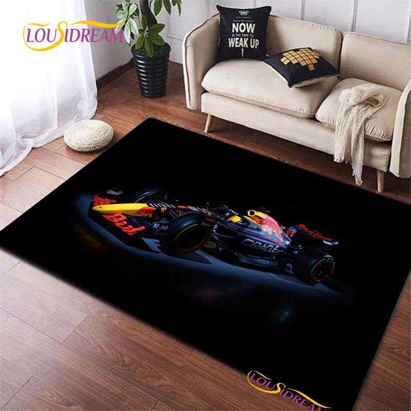 Racing Car Pattern Rug for Bedroom Living Room Carpet for Kitchen Floor Mats Home Decor Alfombra Kid Play Non-Slip Floor Pad Rug