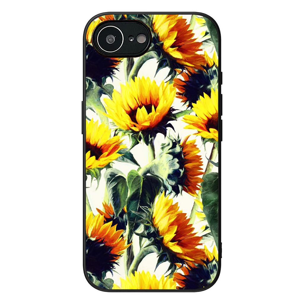 Sonnenblume Rose Blume Handyhülle für Samsung Galaxy S25 Edge S24 S23 FE Plus Ultra A16 A15 A55 A57 5G Schutzhülle