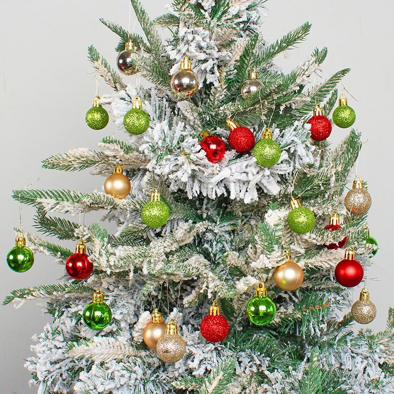 Christmas Holiday Tree Bauble With Decorative Paint Gift Box For Decor Festive