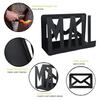 Portable Sturdy Iron Mail Holder for Desk Organization with Thick Sections and Modern Elegant Look Home Organization