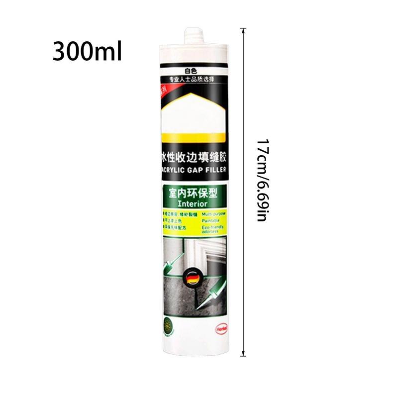 Tätningsmassa 300 ml Flexibel Limtätning Väggspackel Reparationsmassa Fuktbeständig Tätningsmassa För Dörrkarmar