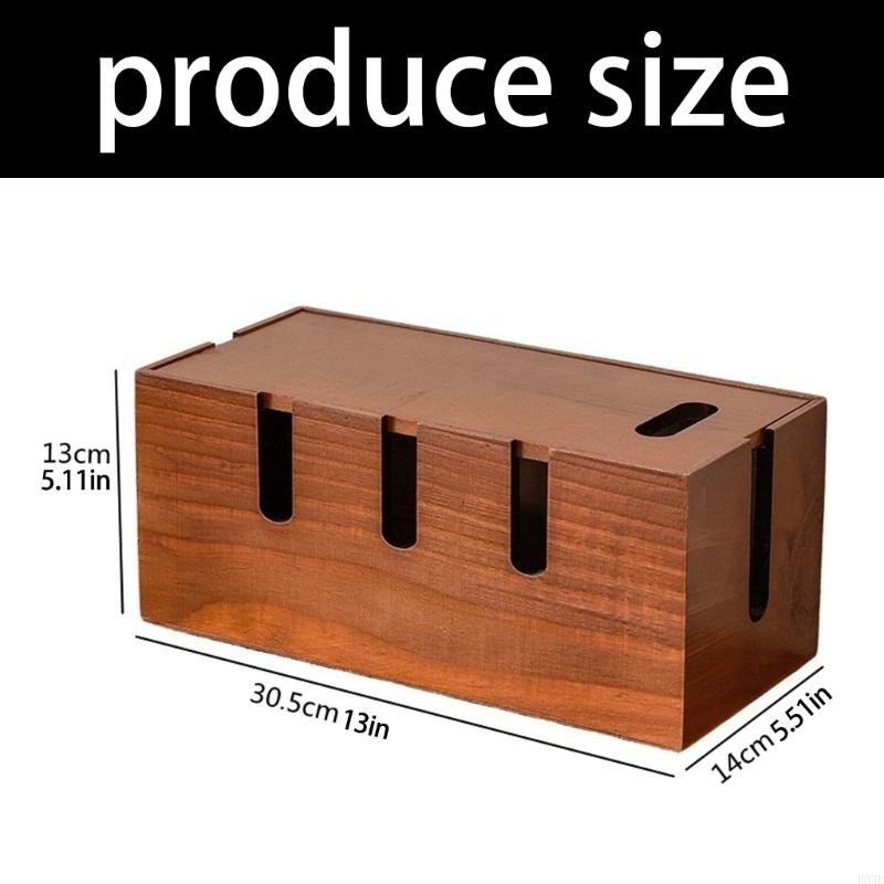 Elegant Wooden Wire concealing Box Designed To Cover Disordered Cables While Improving Appearance In Any Space B03E