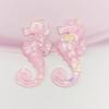 12 Stück Kawaii Süße Gemischte Cartoon Seepferdchen Flache Rückseite Harz Cabochons Scrapbooking DIY Schmuck Bastel Dekoration Zubehör G64