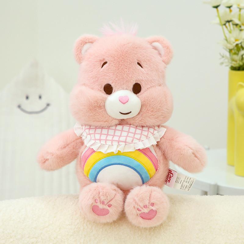 Очаровательный плюшевый мишка Care Bears Радужный мишка слюнявчик детская мягкая игрушка в форме сердца для детей розовый