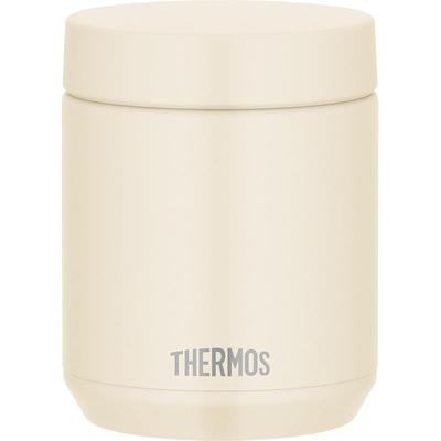 [Dishwasher Safe Model] Thermos Vacuum Insulated Soup Jar 400ml Ivory - All Parts Dishwasher Safe, Keeps Contents Hot or Cold, Easy To Clean, Rounded